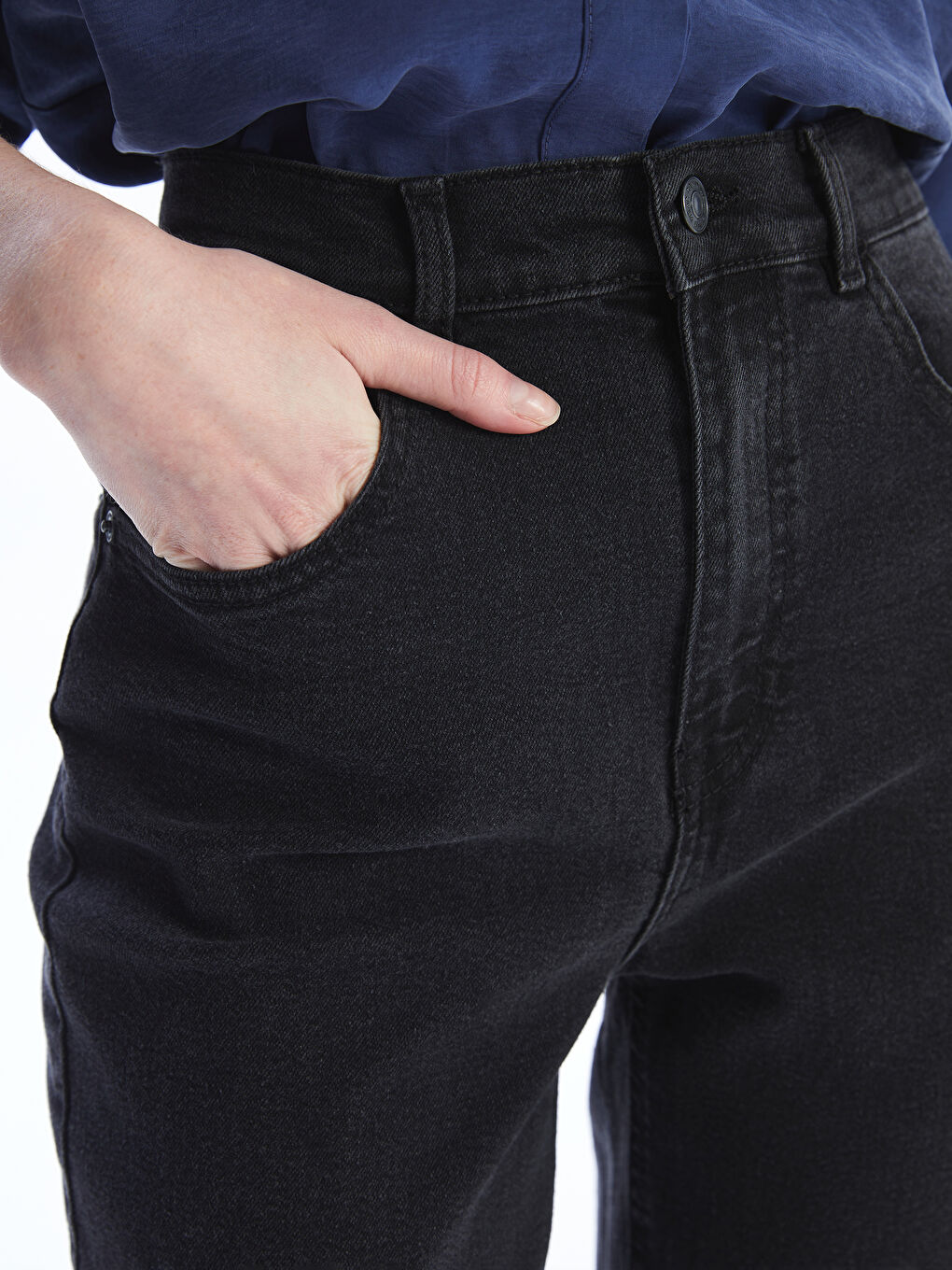 LCW Jeans Τζιν Μομ Φιτ για Γυναίκες -W4BM78Z8-327