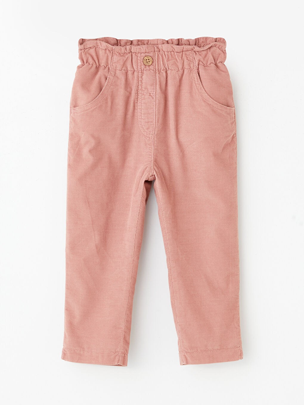 LCW Kids Girls' Basic Trousers with Elastic Waist -W4BN10Z1-YFL