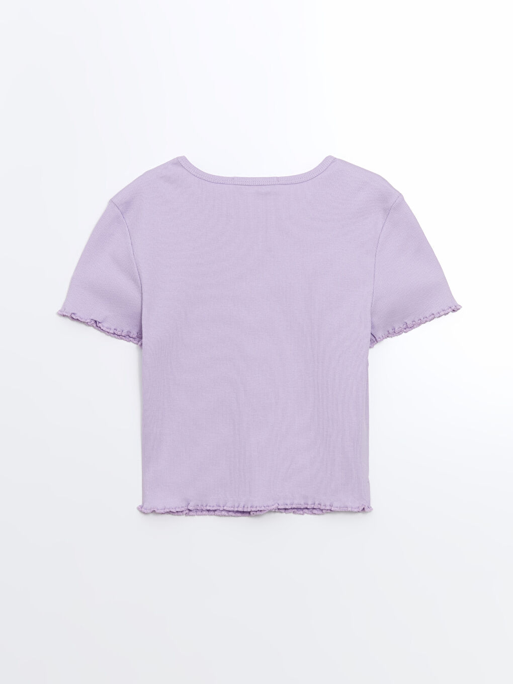 Crew Neck Embroidered Short Sleeve Women's T-Shirt-1