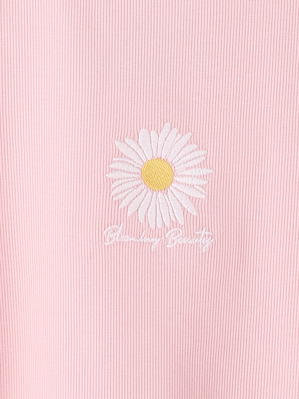 Crew Neck Embroidered Short Sleeve Women's T-Shirt-3