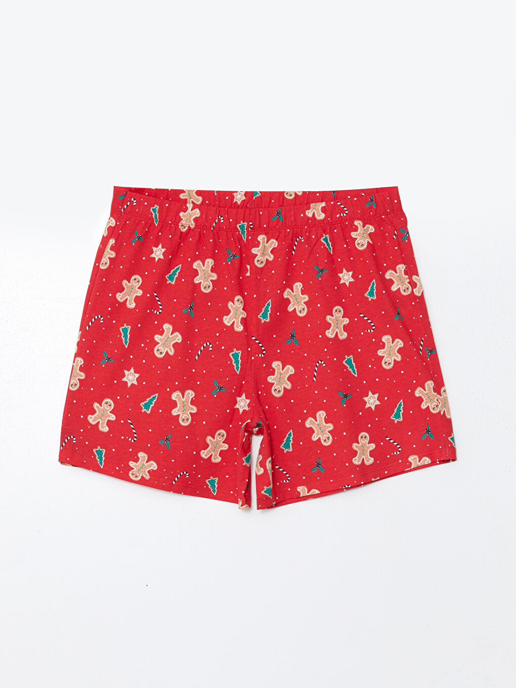 LCW DREAM Ensemble Pyjama Court Imprimé à Col Rond pour Femmes -W4BN21Z8-LTP