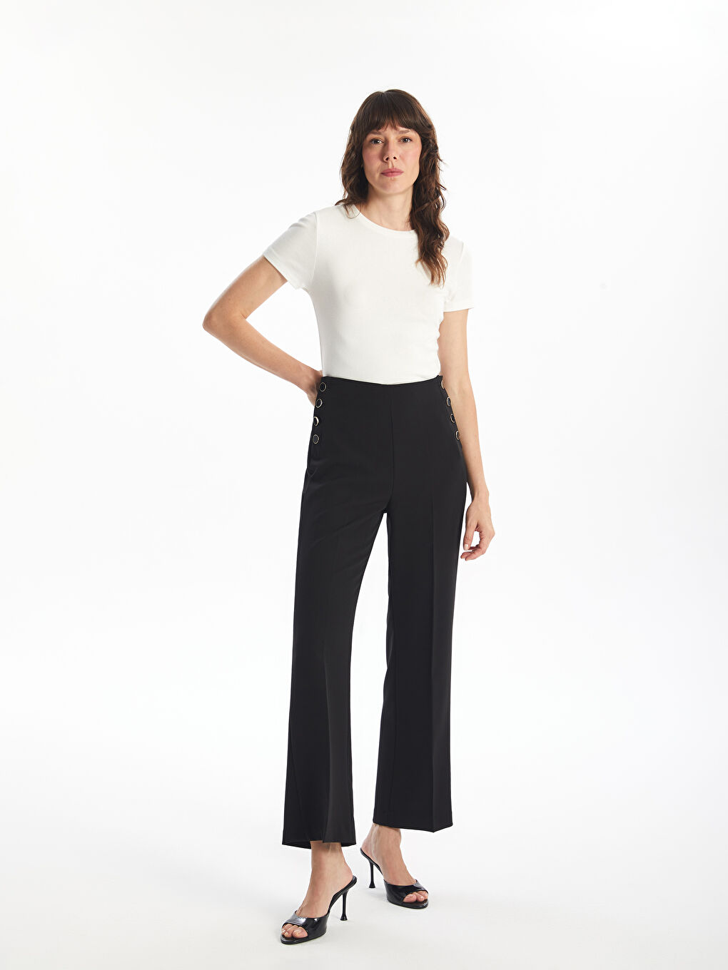 LCWAIKIKI Classic Standard Fit Women's Trousers -W4BN47Z8-CVL