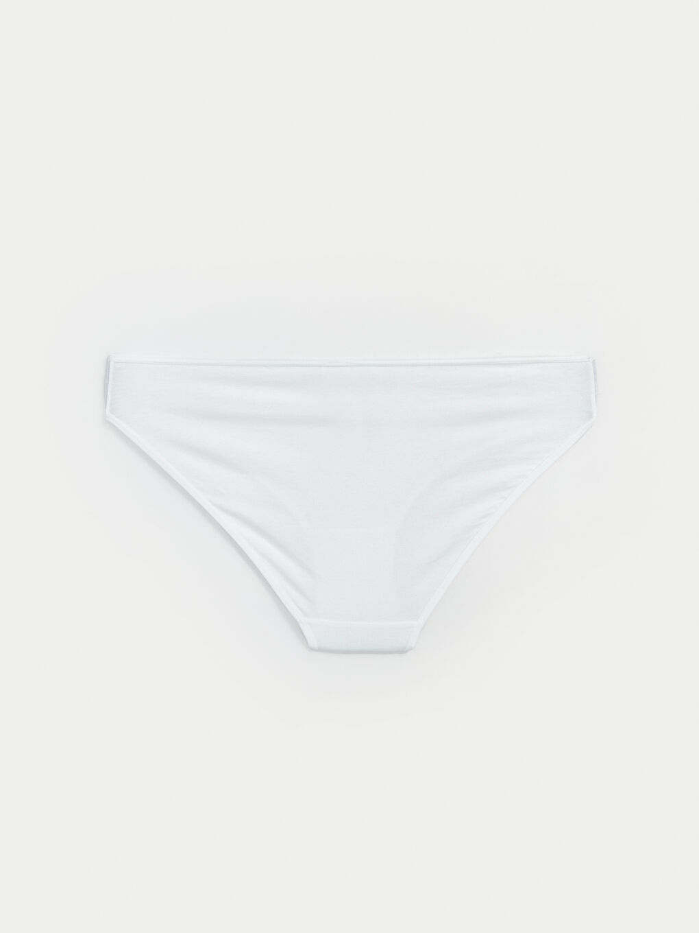 Beyaz Baskılı Bikini Külot-1