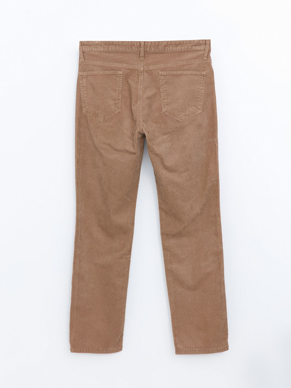 LCWAIKIKI Basic Kahverengi Standart Kalıp Kadife Erkek Chino Pantolon - 5