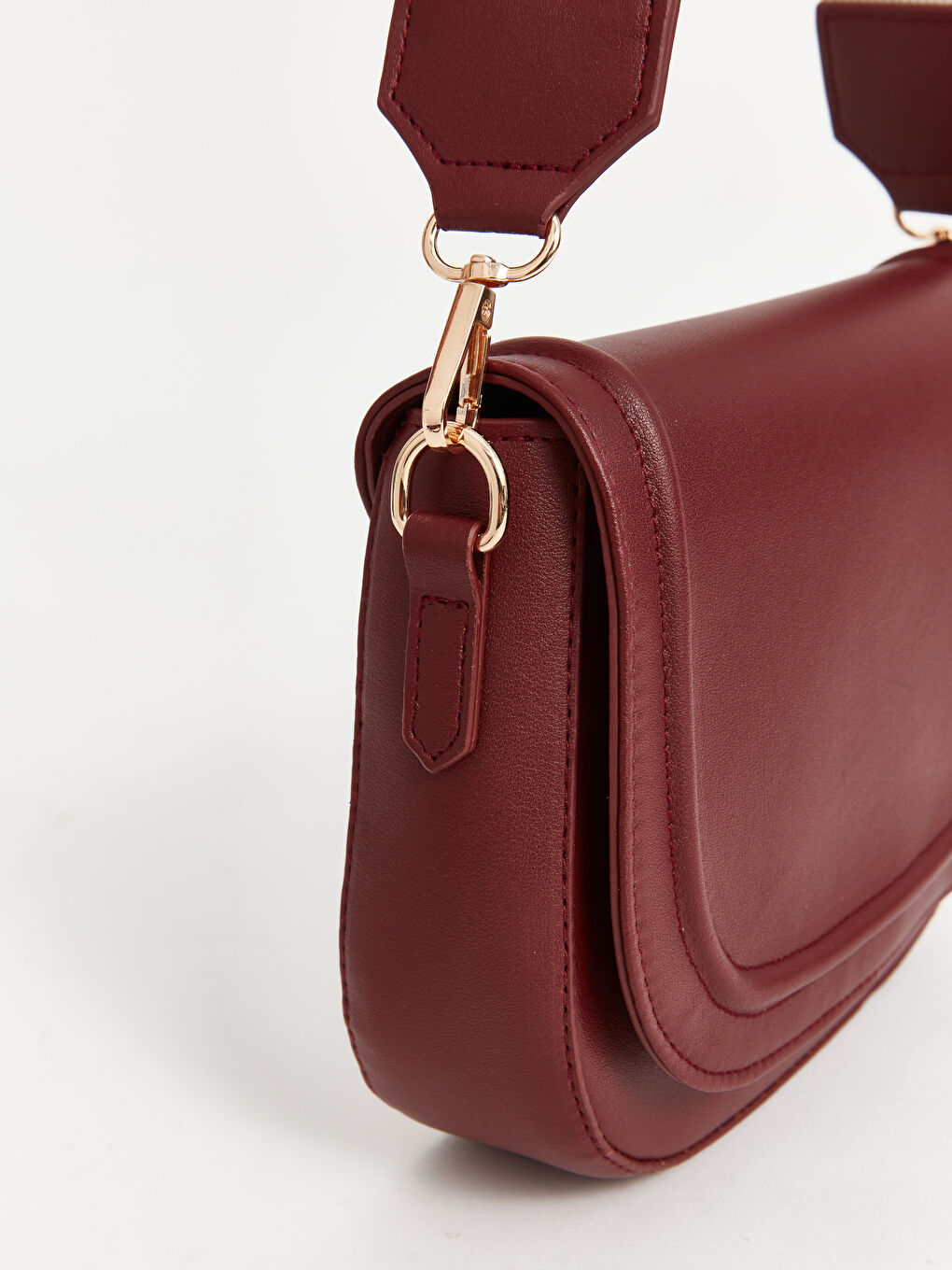 Leather-Look Women's Shoulder Bag-3