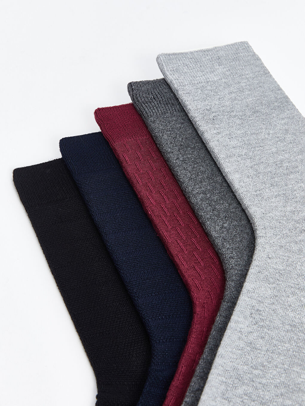 Gemusterte Bambus Knöchelsocken für Herren 5er-Pack-2