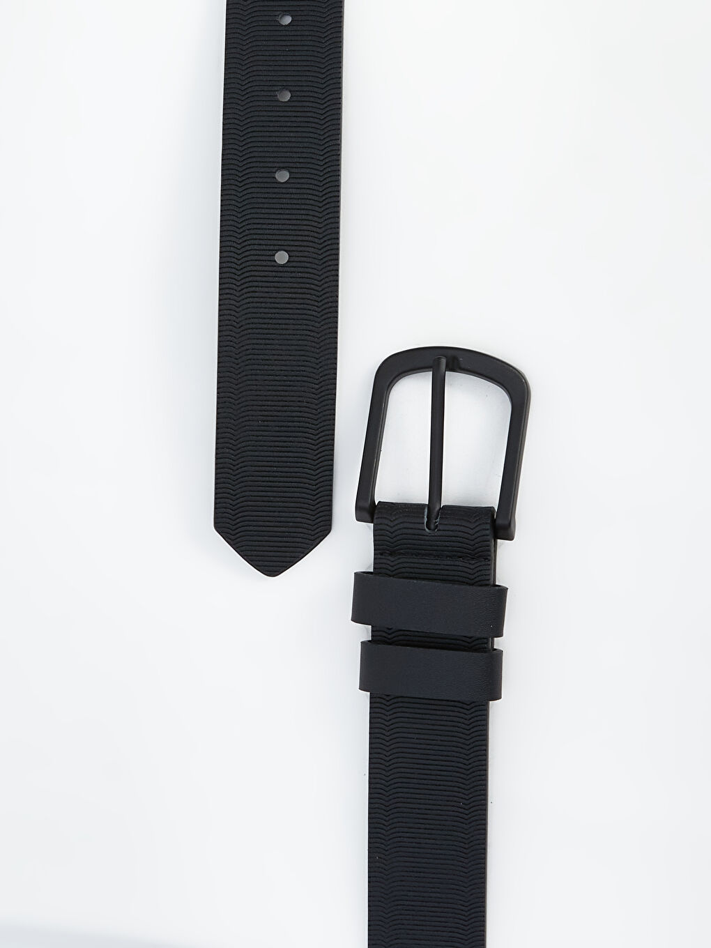 Faux Leather Men's Belt-2