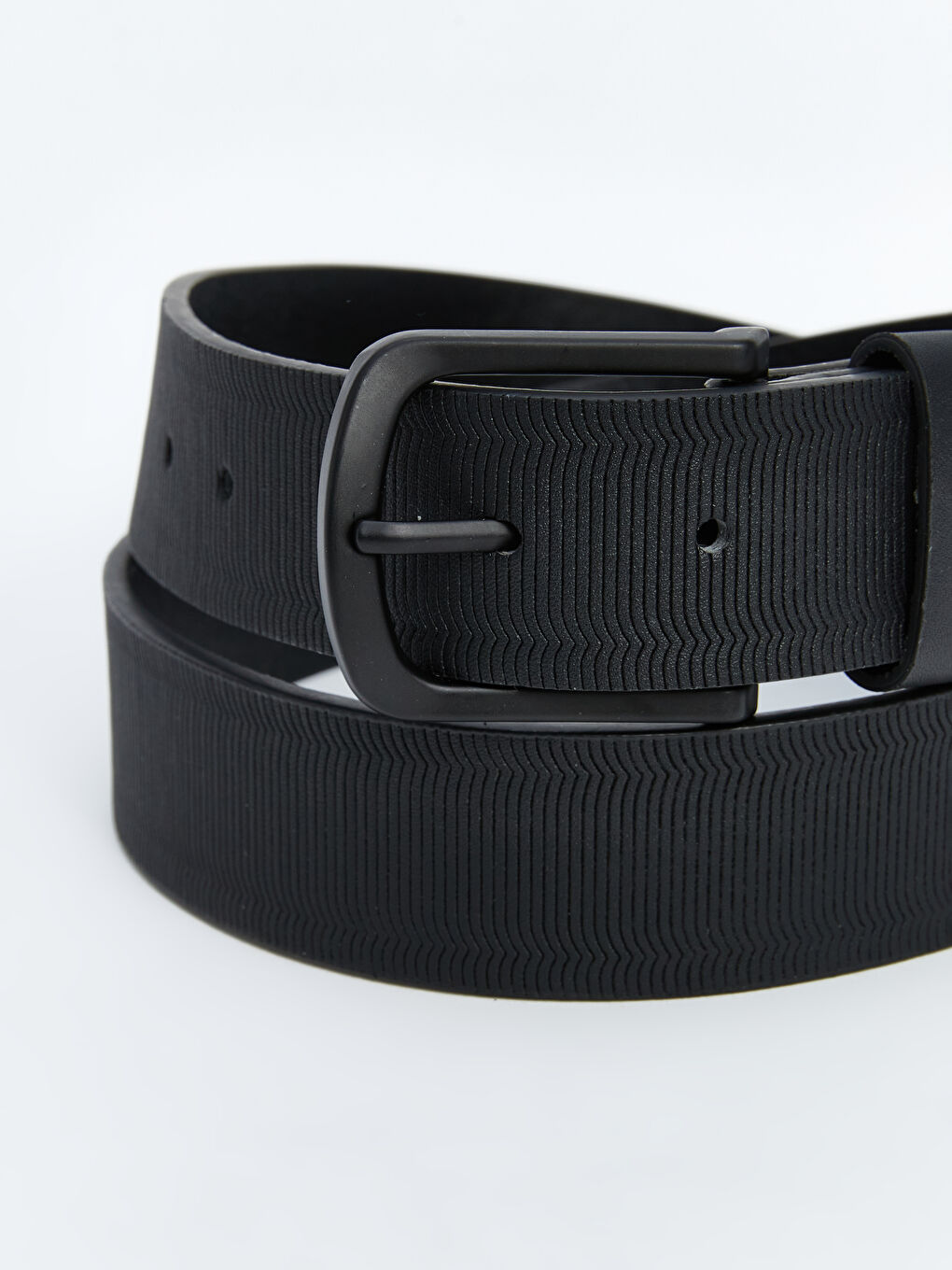 Faux Leather Men's Belt-3