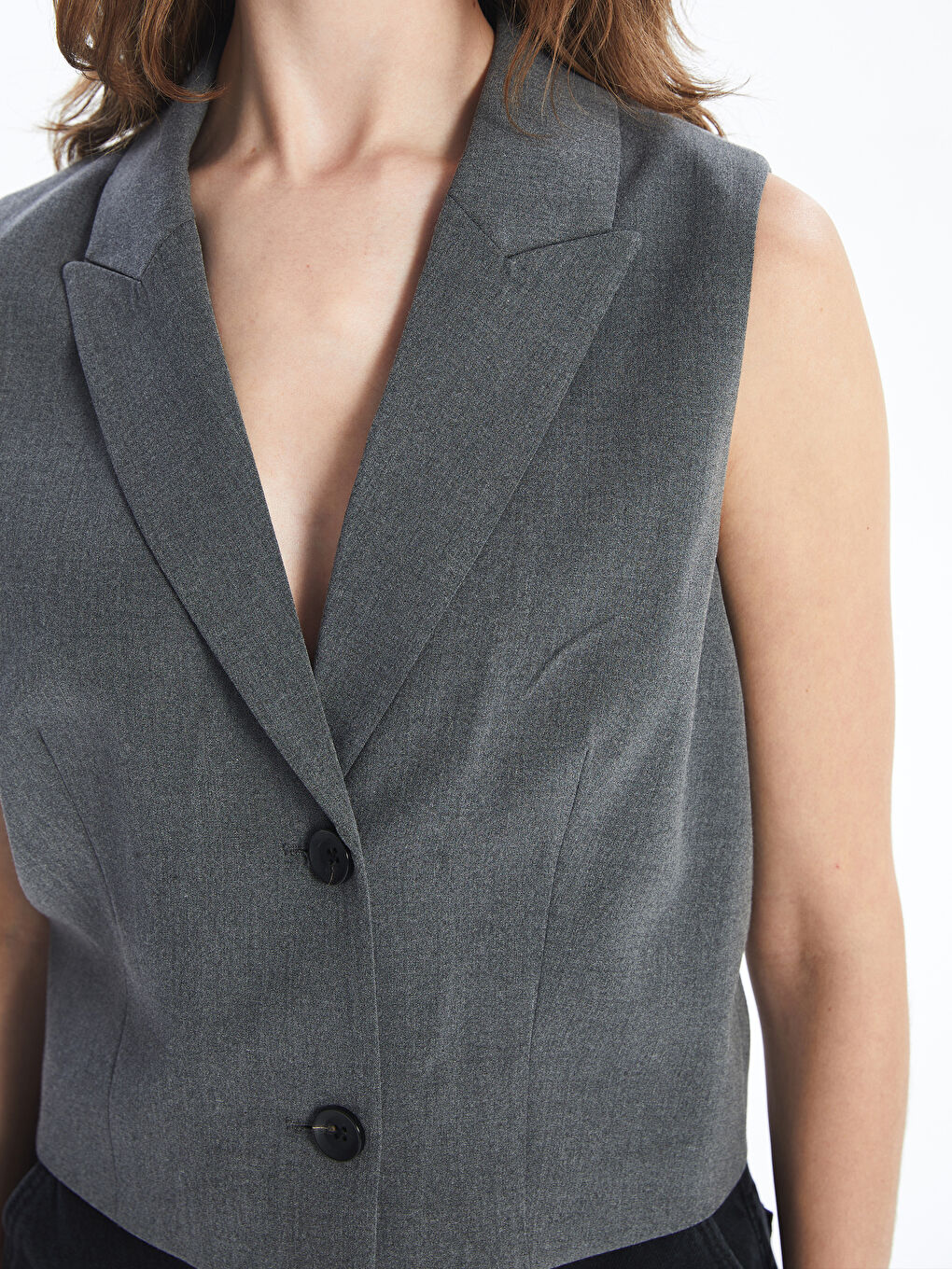 LCW Vision Doppelreihige Klassische Weste für Damen -W4BO97Z8-YG5