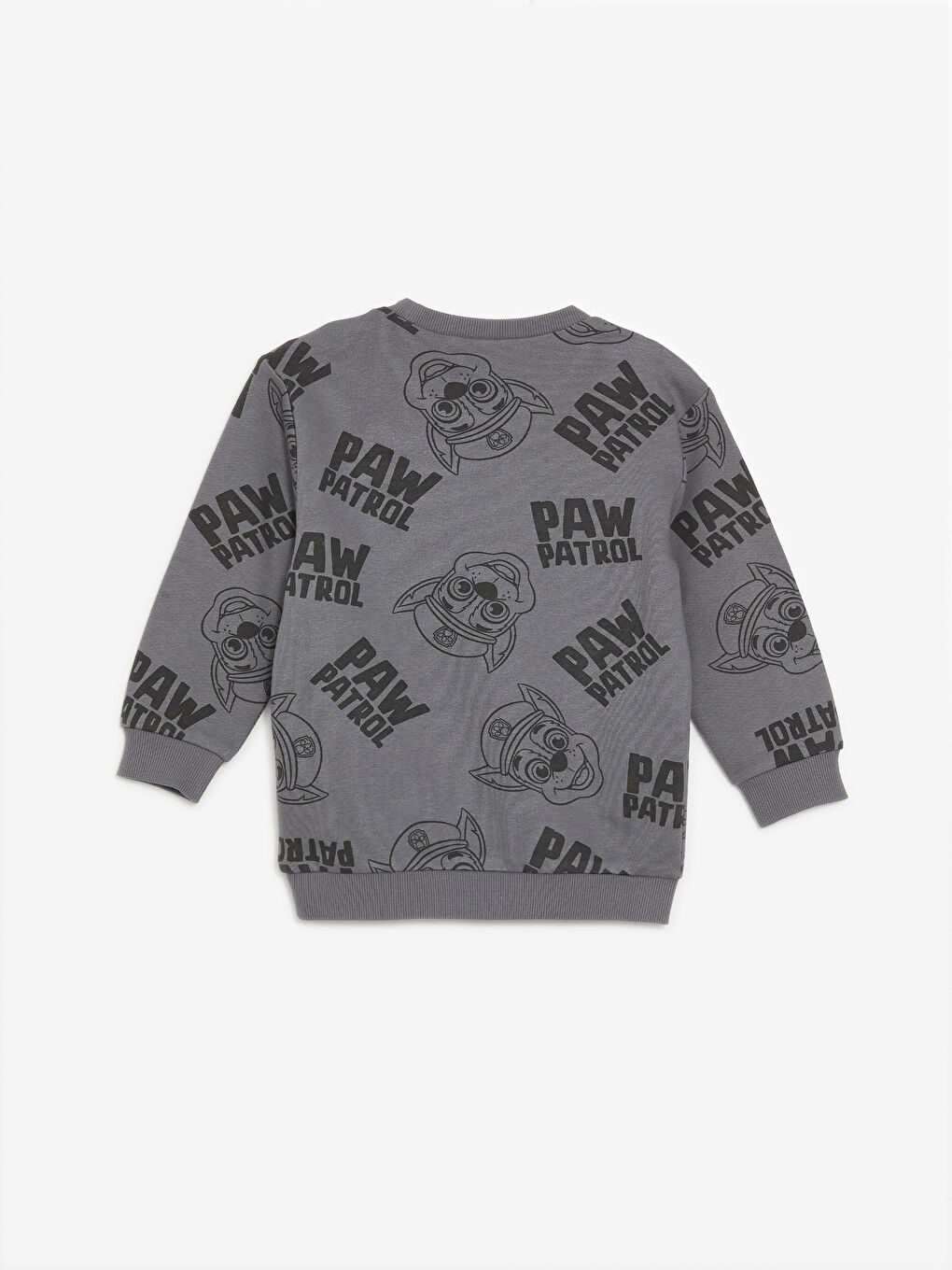 LCW Kids Koyu Gri Baskılı Paw Patrol Baskılı Erkek Çocuk Sweatshirt ve Eşofman Alt 2'li Takım - 5