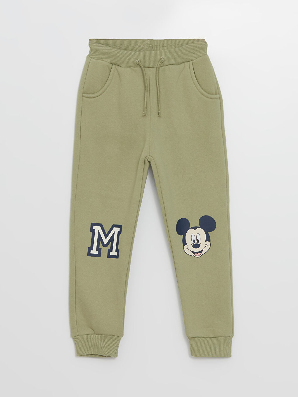 Crew Neck Mickey Mouse Printed Boys' Sweatshirt and Sweatpants 2 Pack Set-2