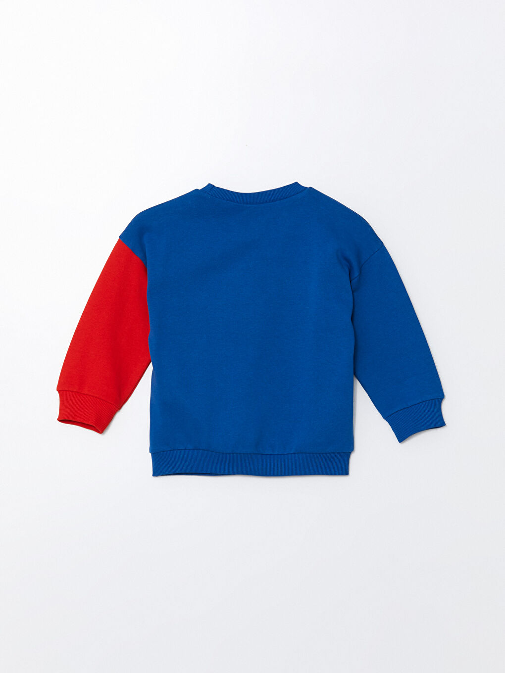 LCW Kids Koyu Mavi Bisiklet Yaka Uzun Kollu Hulk Baskılı Erkek Çocuk Sweatshirt - 2