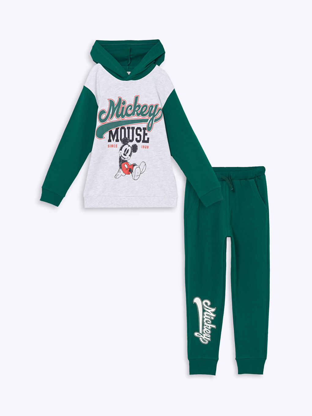 Hooded Mickey Mouse Printed Boys' Tracksuit Set -W4BP87Z4-L8Q
