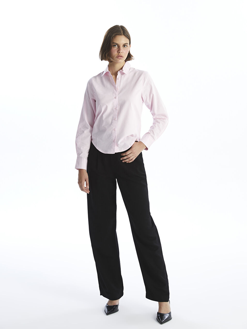 LC Waikiki ROZE Košulja Žena -W4BP99Z8-STW