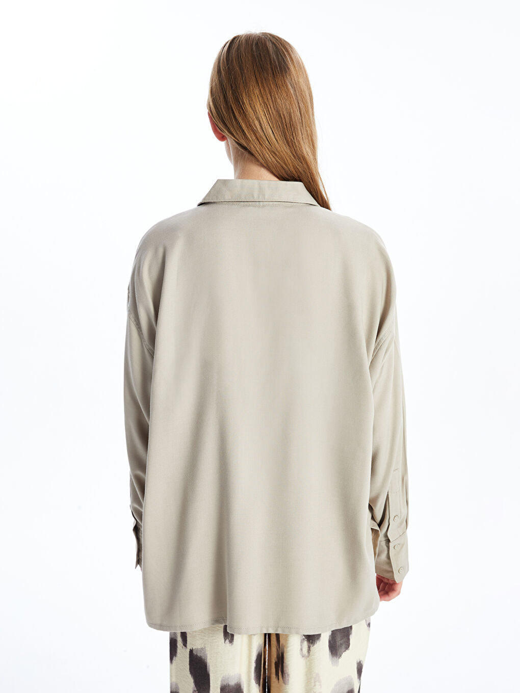 Oversize Women's Shirt -W4BQ00Z8-EHW
