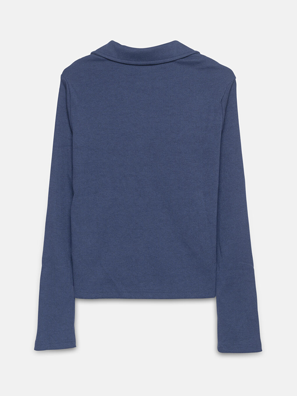 LCW Vision Textured Crop Women's Shirt -W4BQ10Z8-YHT