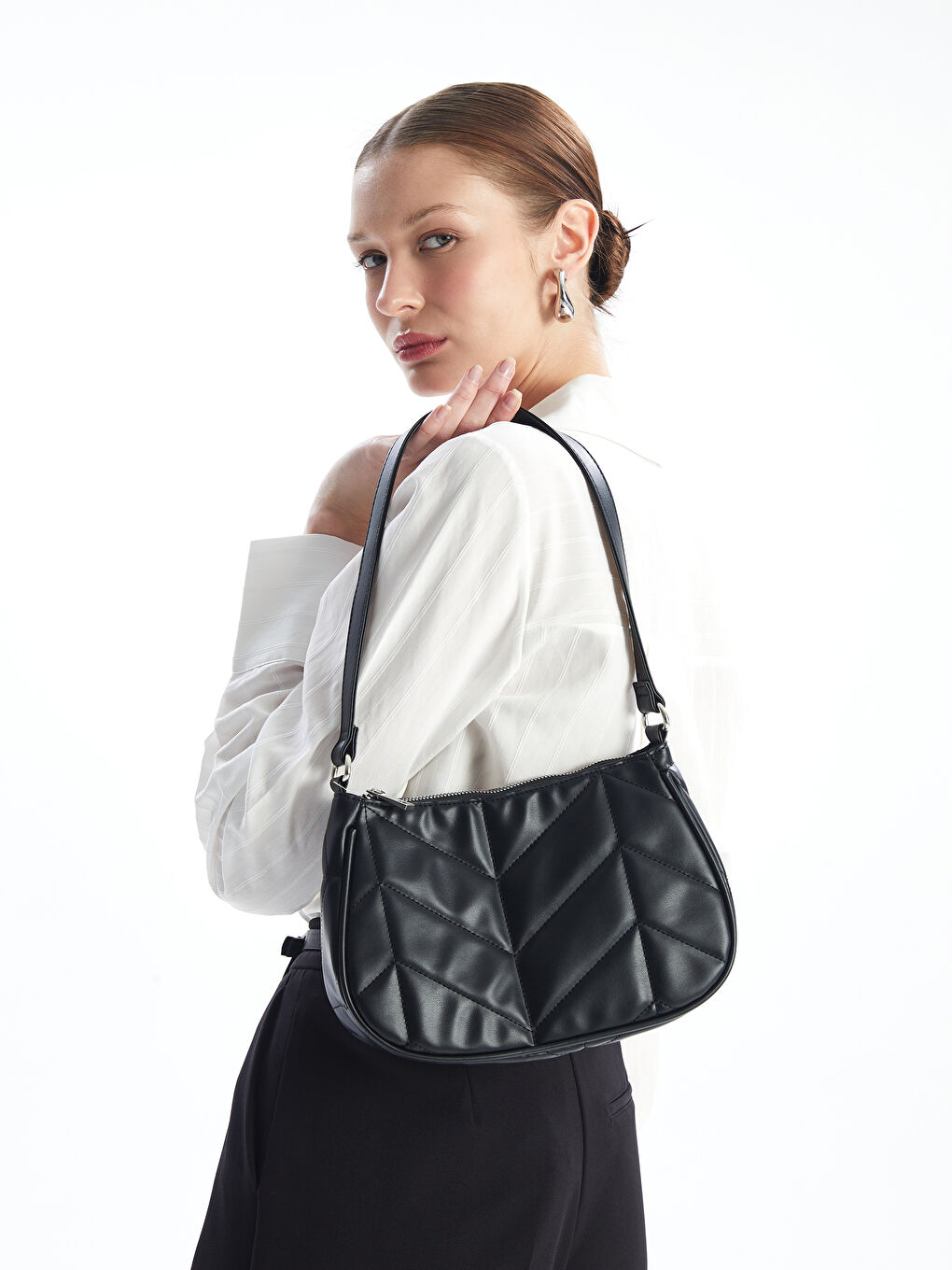 LCW ACCESSORIES Torba na rame za žene sa izgledom kože -W4BQ51Z8-CVL
