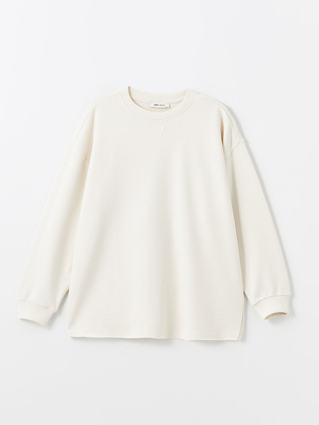 LCW Vision Crew Neck Oversize Women's Sweatshirt -W4BQ53Z8-FR4