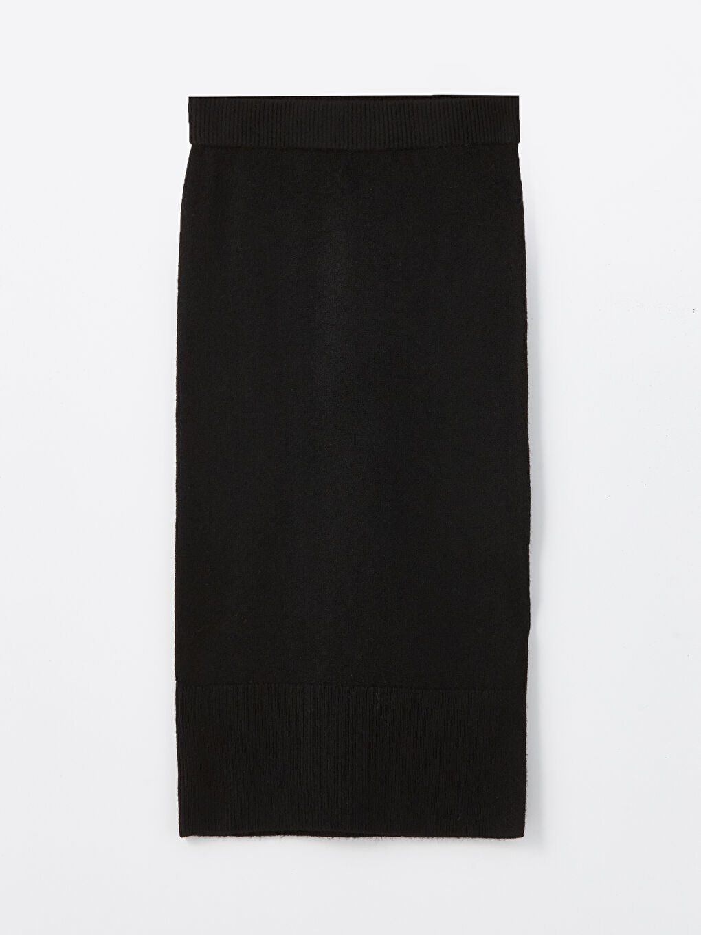 LCW Vision Women's Elasticated Waist Plain Knitwear Skirt -W4BQ61Z8-CVL