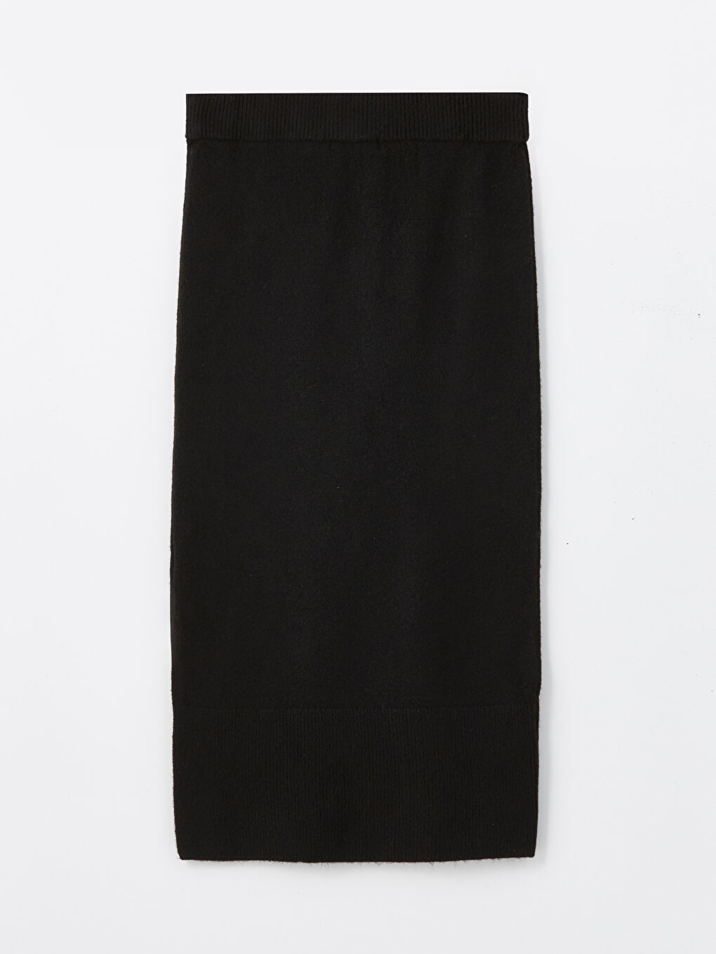 LCW Vision Women's Elasticated Waist Plain Knitwear Skirt -W4BQ61Z8-CVL