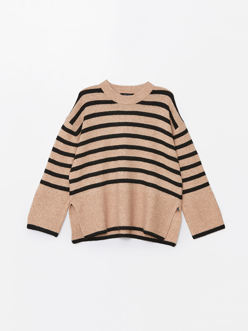 LCW Vision Crew Neck Oversize Women's Knitwear Sweater -W4BQ62Z8-LKM