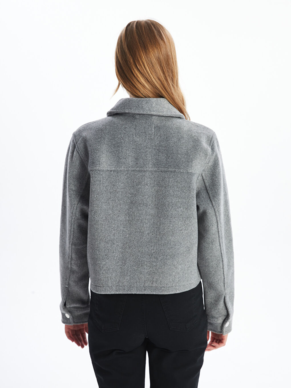 LCW Vision Shirt Collar Women's Cachet Jacket -W4BQ63Z8-JMD