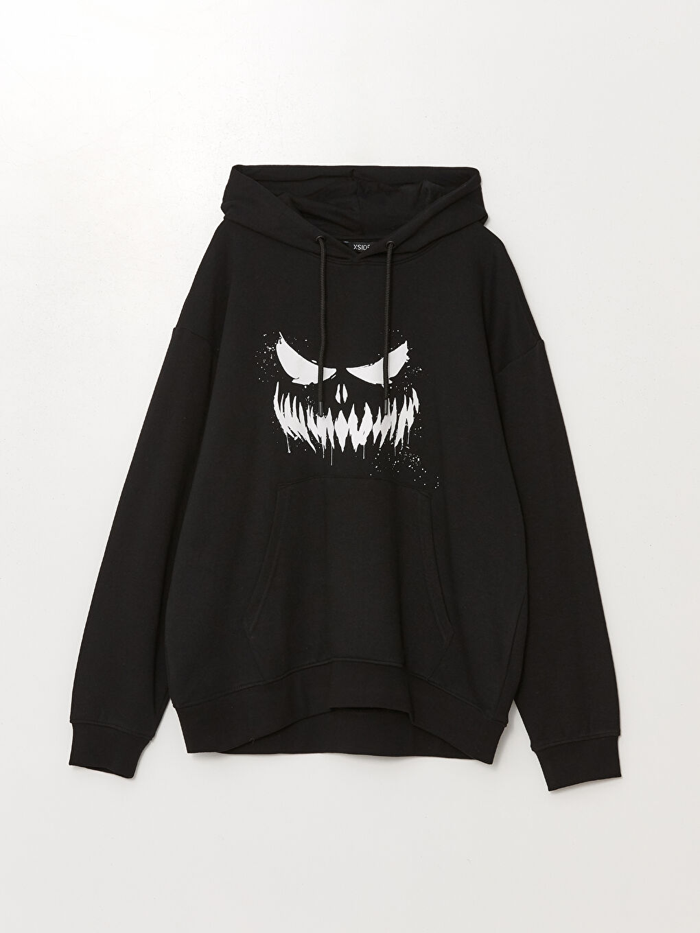 XSIDE H12 Langarm Bedrucktes Dickes Kapuzensweatshirt für Herren -W4BQ75Z8-CVL