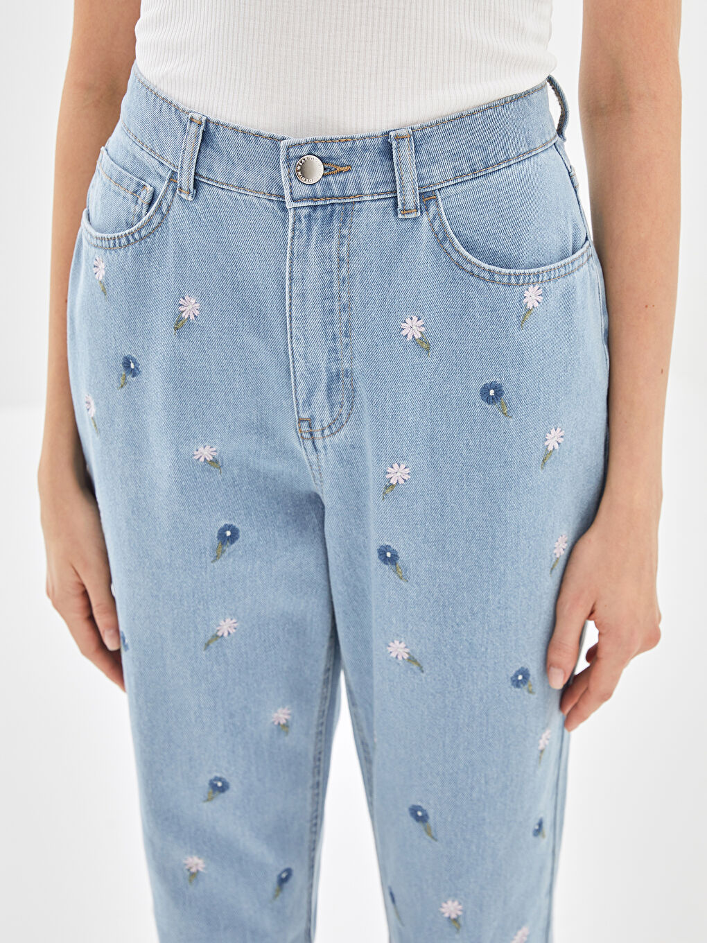 Mom Fit Women's Jeans -W4BQ79Z8-311
