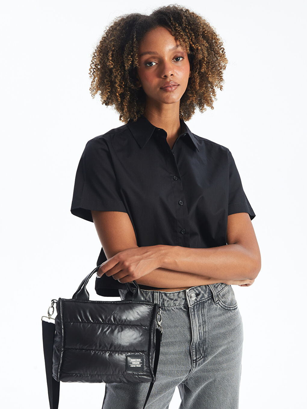 LCW ACCESSORIES Verstellbarer Riemen Schultertasche für Damen -W4BQ91Z8-CVL