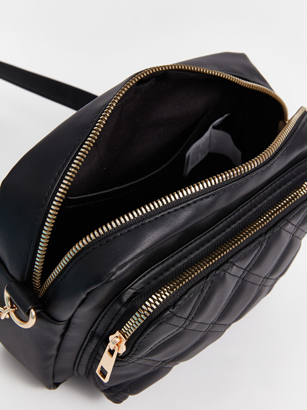 Quilted Patterned Faux Leather Women's Shoulder Bag-4