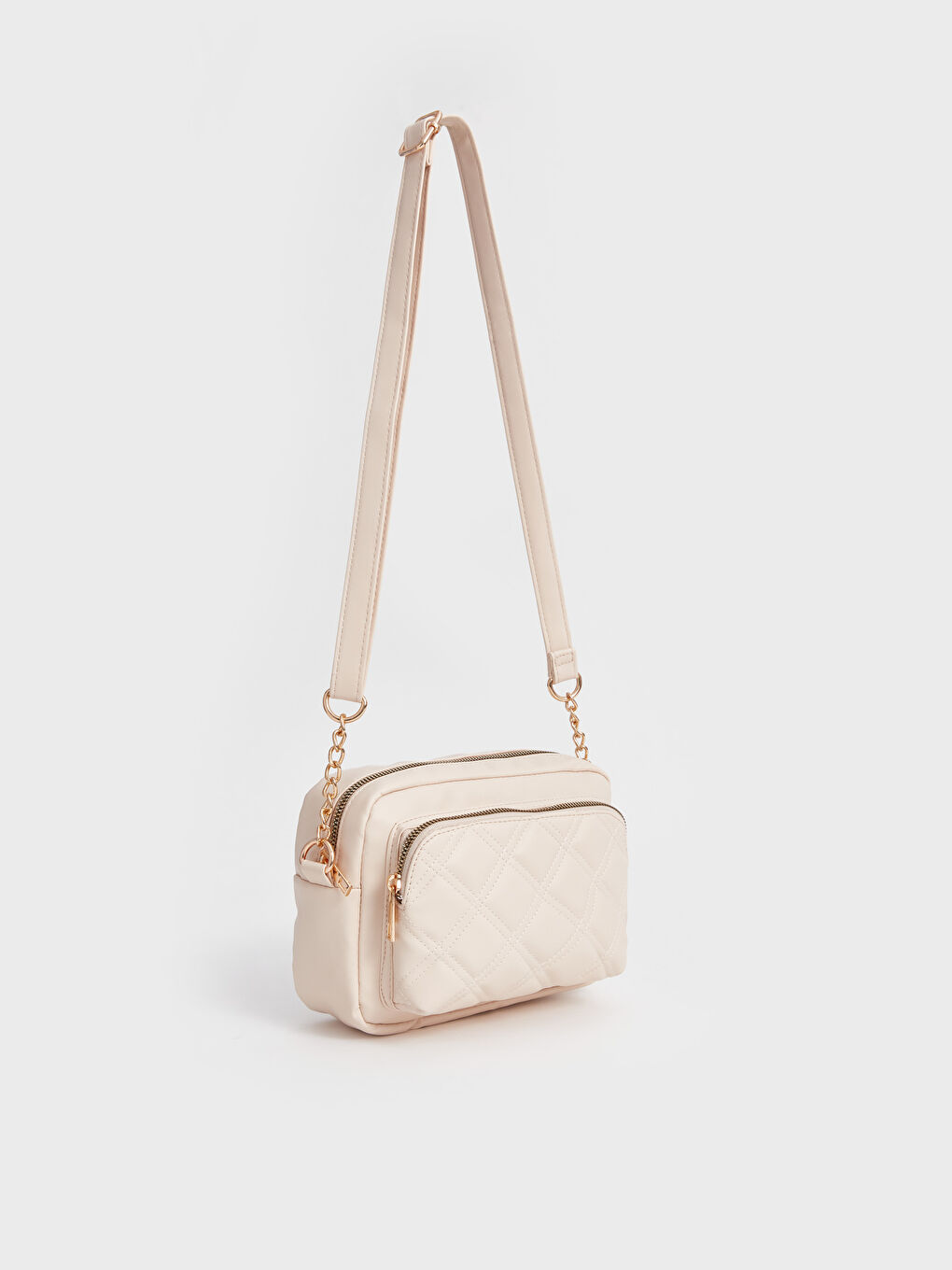 Quilted Patterned Faux Leather Women's Shoulder Bag-2