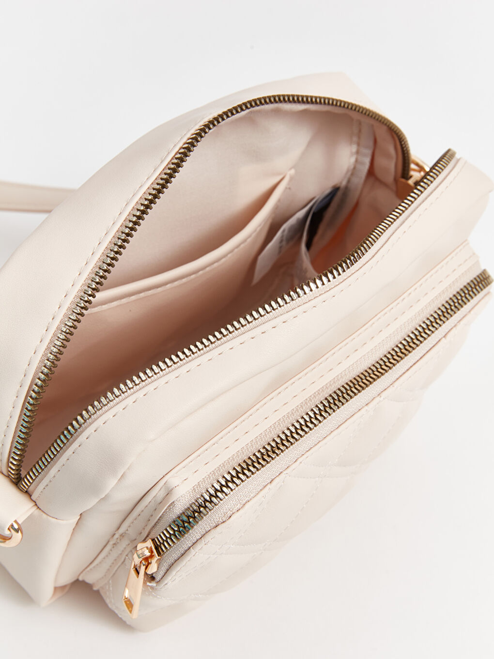 Quilted Patterned Faux Leather Women's Shoulder Bag-4