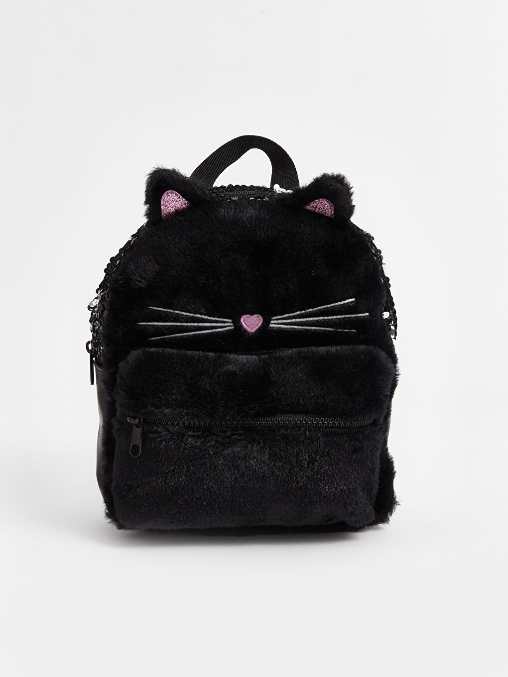 LCW ACCESSORIES Peluş Kedi Figürlü Kız Çocuk Sırt Çantası -W4BR00Z4-HUC