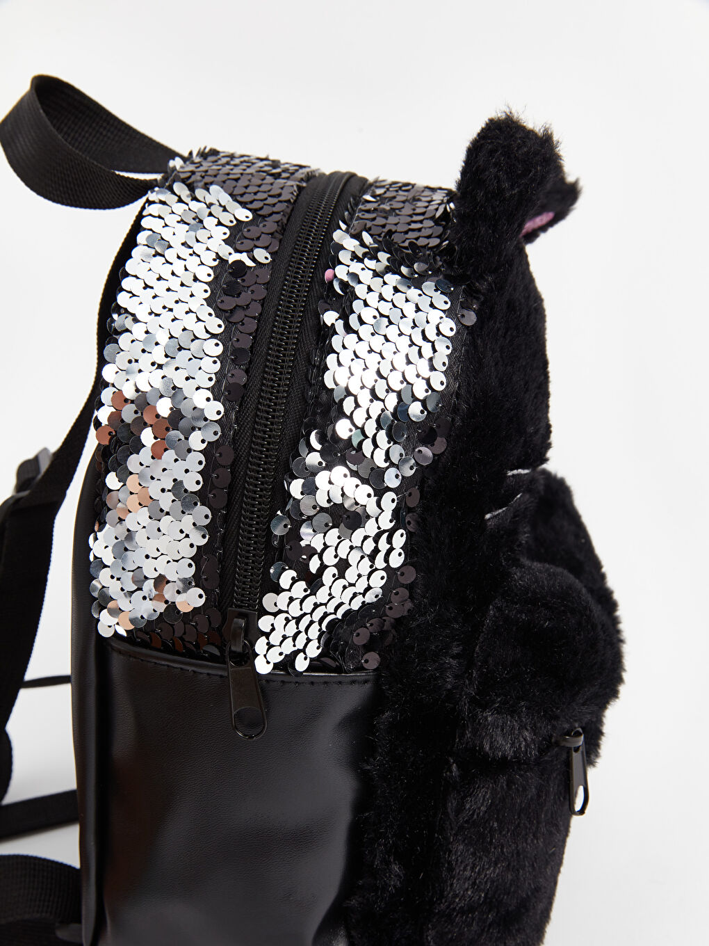 LCW ACCESSORIES Peluş Kedi Figürlü Kız Çocuk Sırt Çantası -W4BR00Z4-HUC