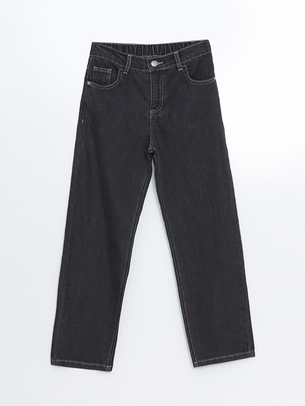 Jean à Taille Élastiquée Ajustable pour Garçons