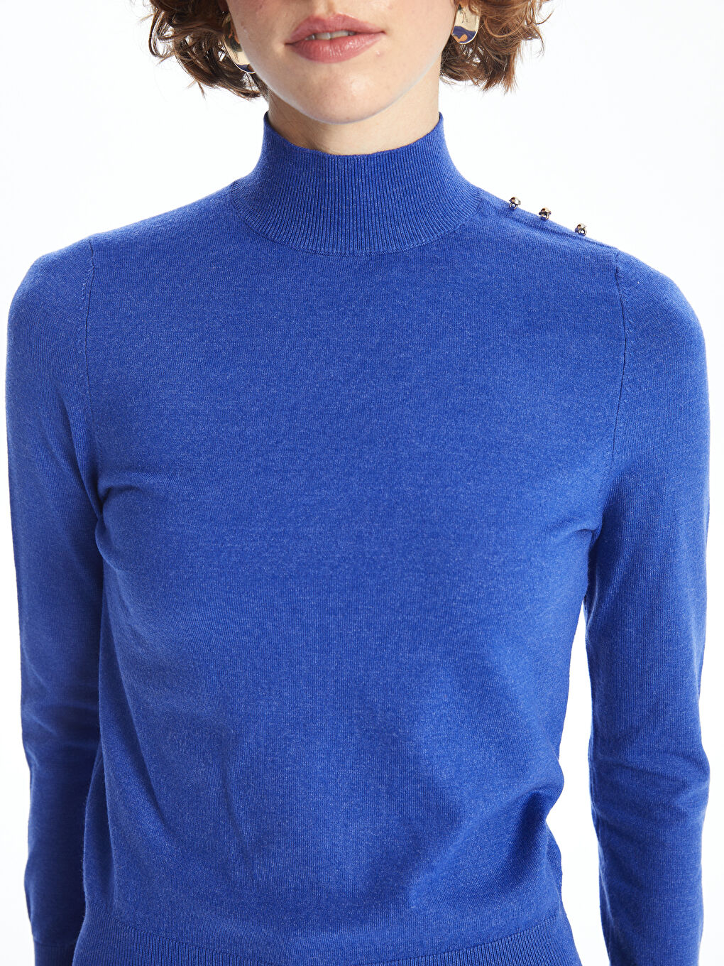 Half Turtleneck Women's Knitwear Sweater -W4BR43Z8-HRS