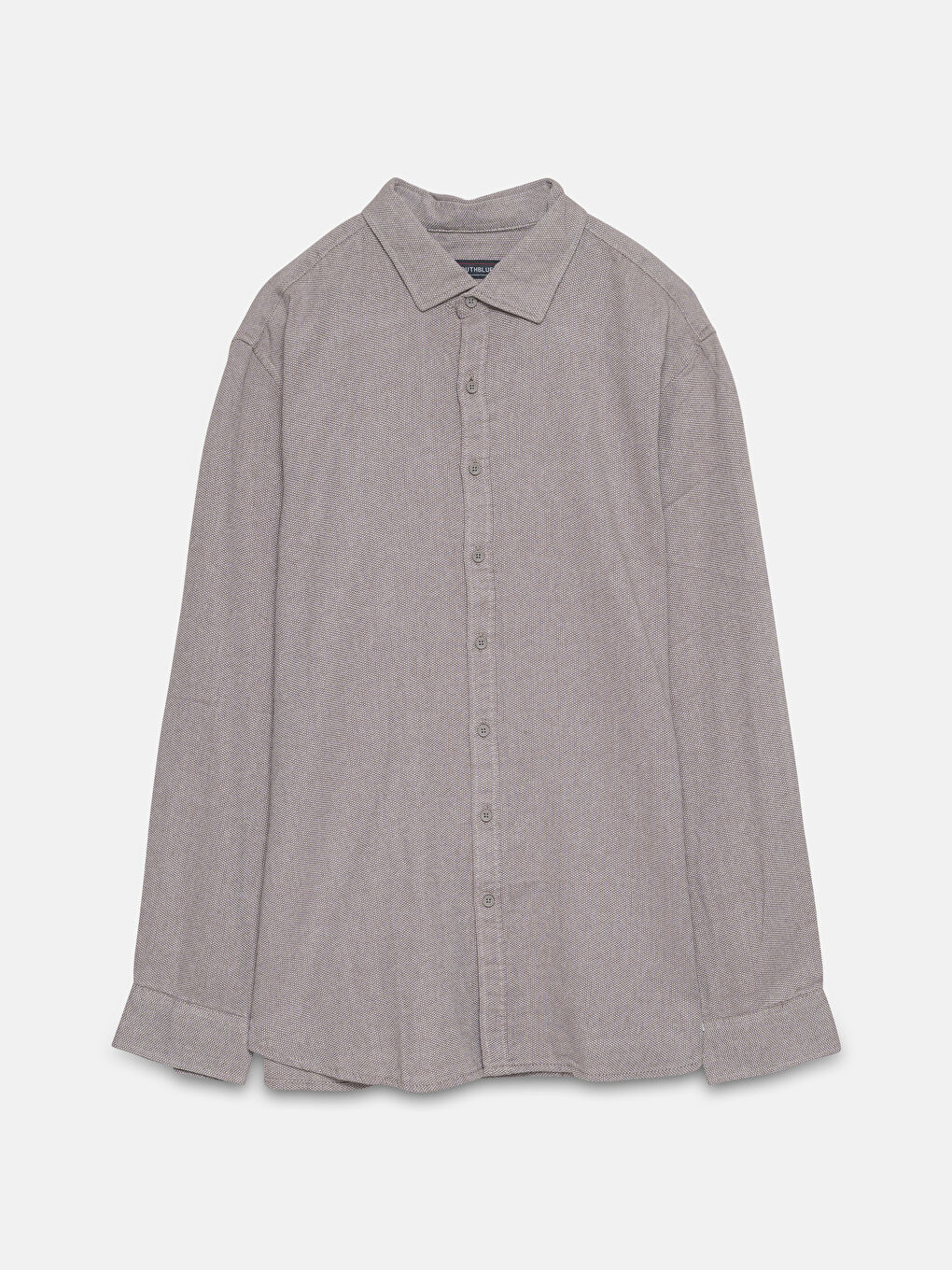 SOUTHBLUE Slim Fit Long Sleeve Dobby Men's Textured Shirt -W4BR69Z8-D6H