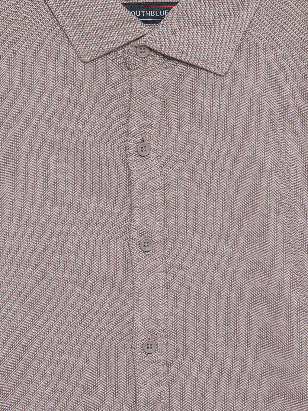SOUTHBLUE Slim Fit Long Sleeve Dobby Men's Textured Shirt -W4BR69Z8-D6H