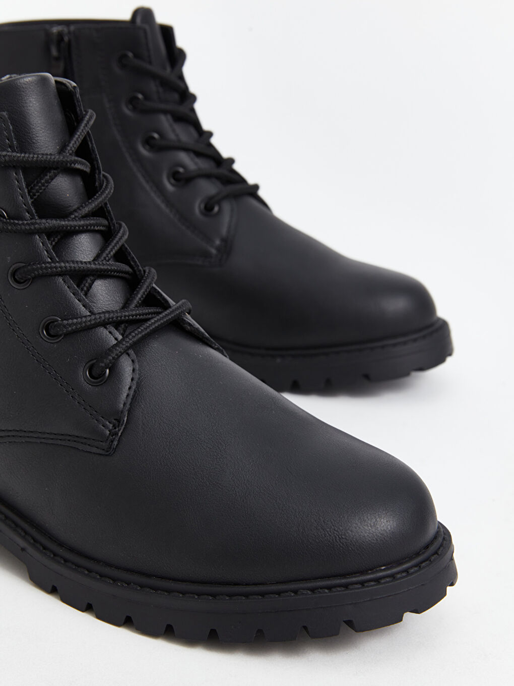 Faux Leather Boys' Boots -W4BS07Z4-HUC