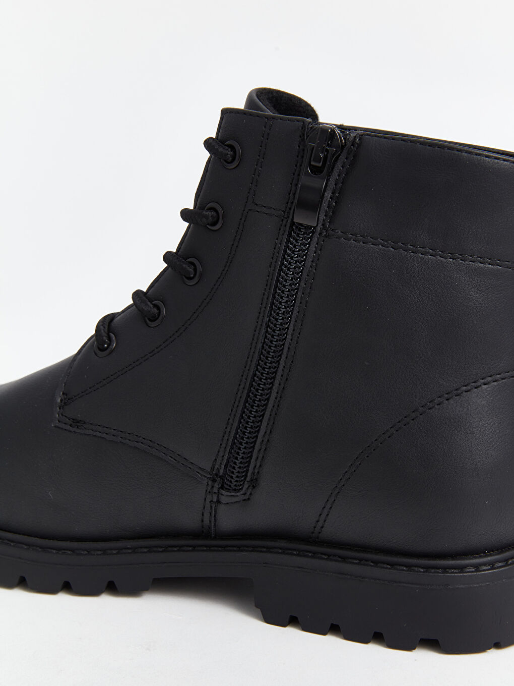 Faux Leather Boys' Boots -W4BS07Z4-HUC
