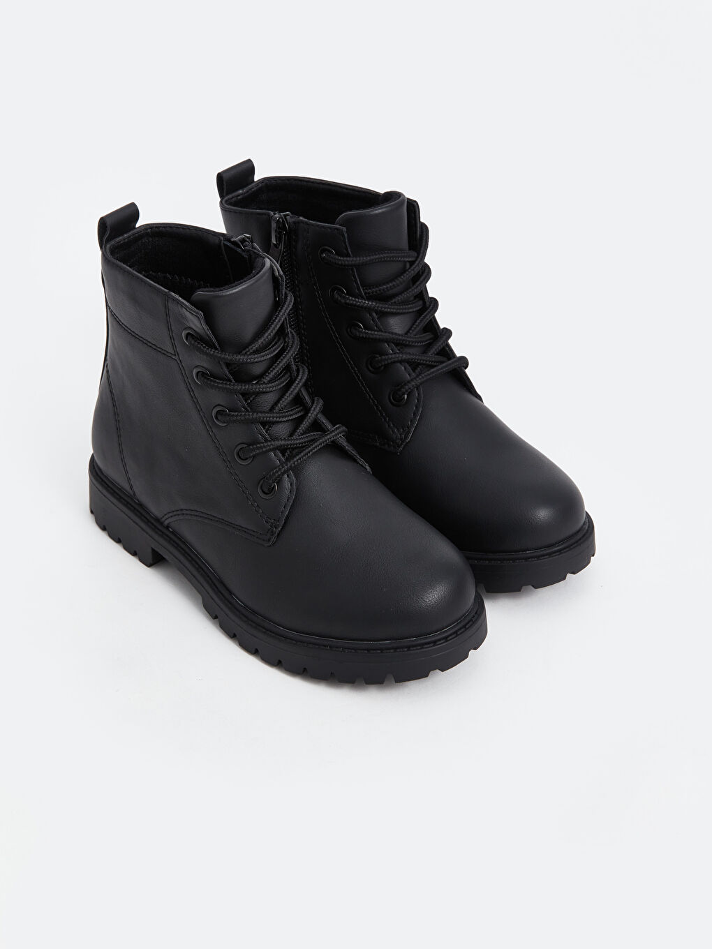 Faux Leather Boys' Boots -W4BS08Z4-HUC