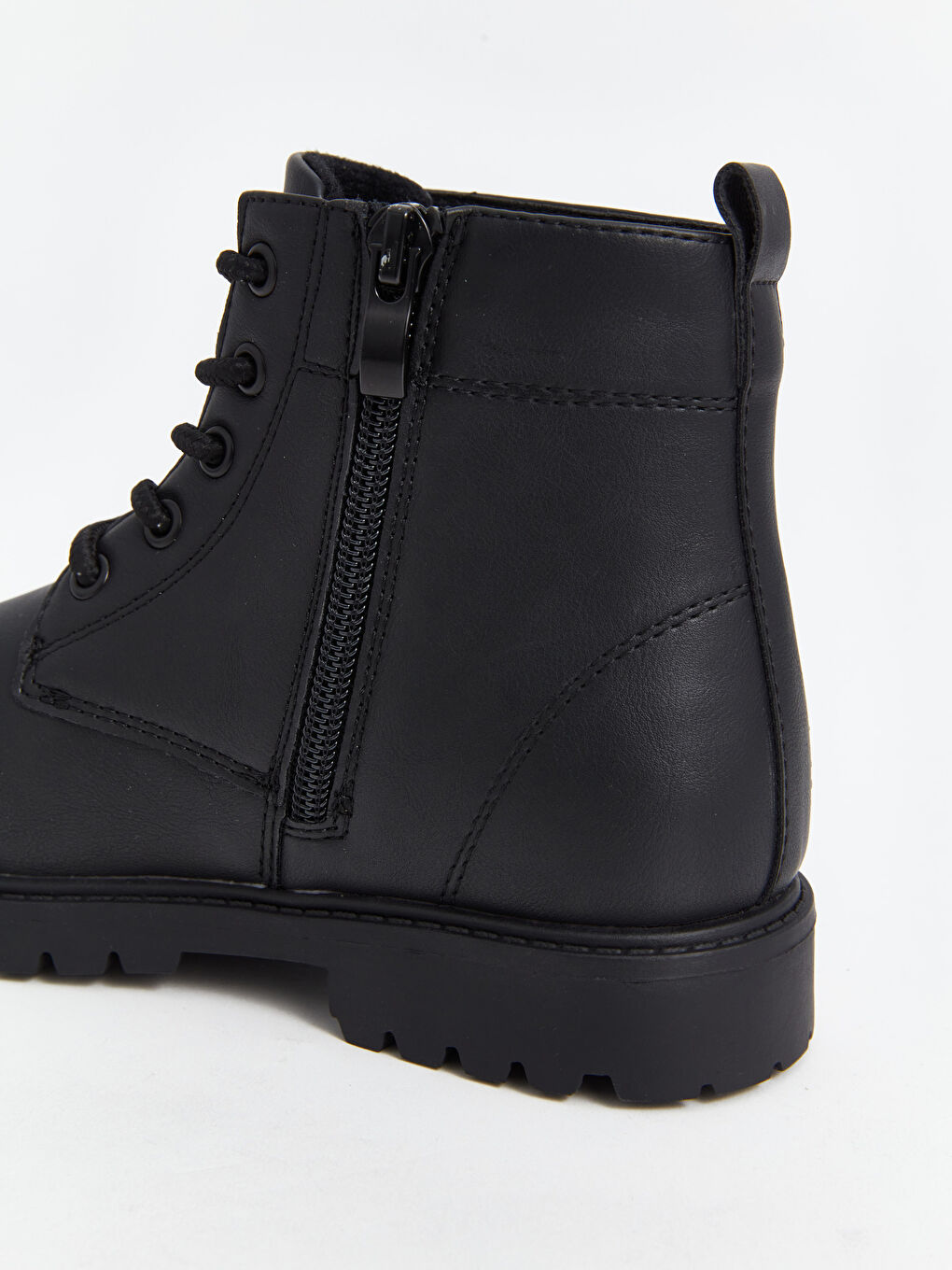 Faux Leather Boys' Boots -W4BS08Z4-HUC