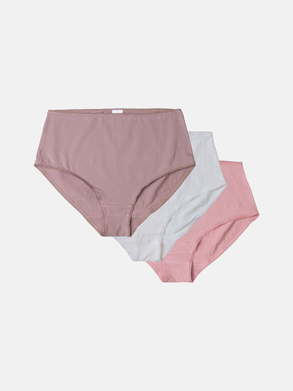 Cotton High-Waisted Knickers 3-Pack