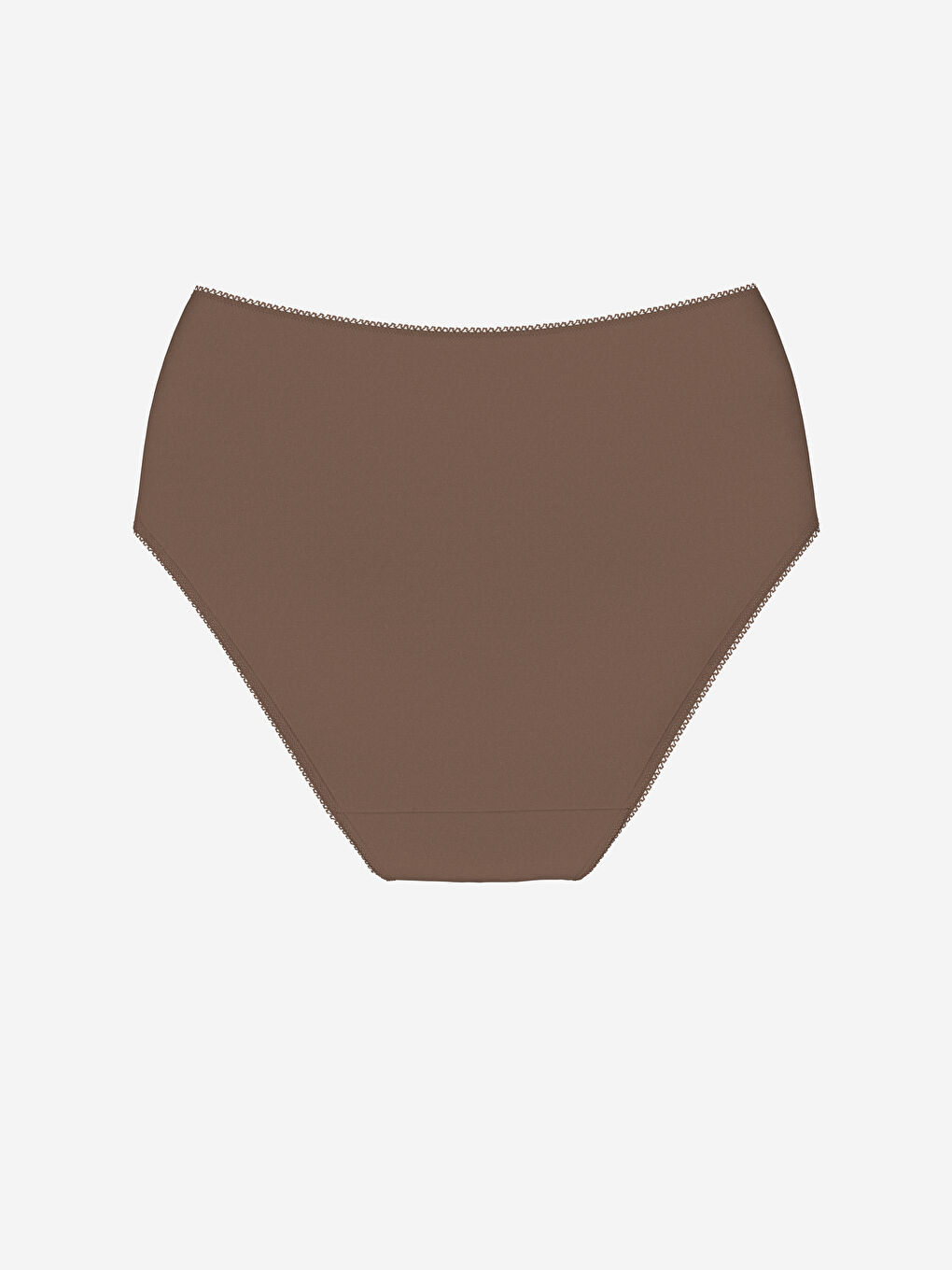 Kahverengi Yüksek Bel Klasik Külot-1