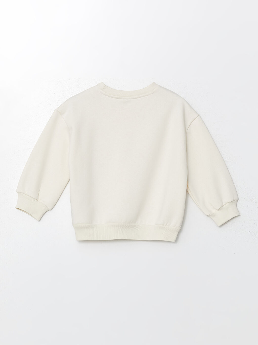 Crew Neck Long Sleeve Printed Girls' Sweatshirt-1