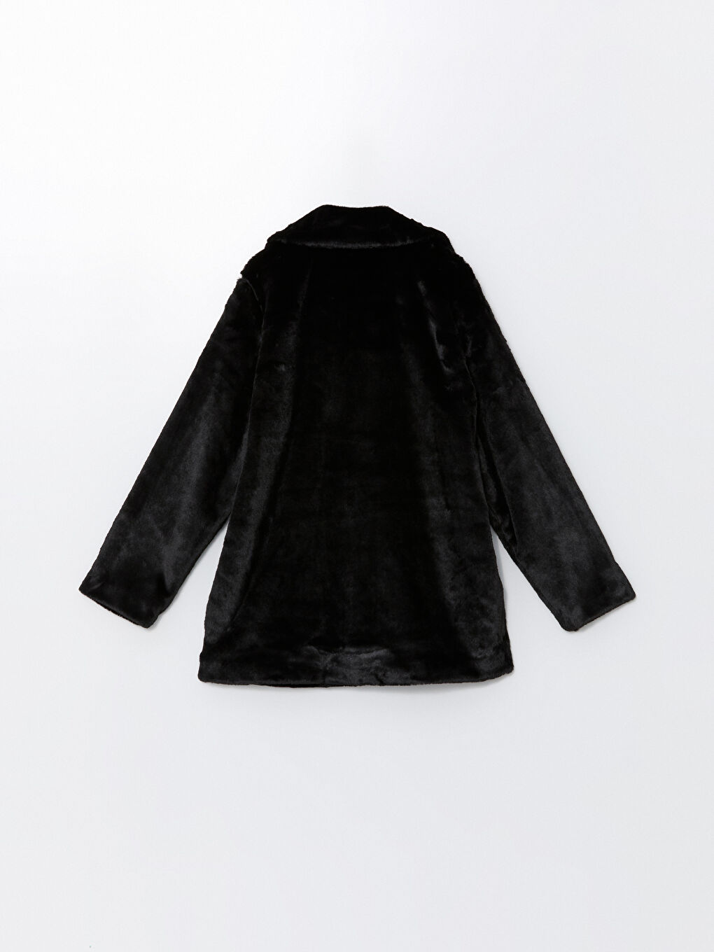 LCWAIKIKI Classic Jackenkragen Langarm Plüsch Mantel für Damen -W4BT06Z8-CVL