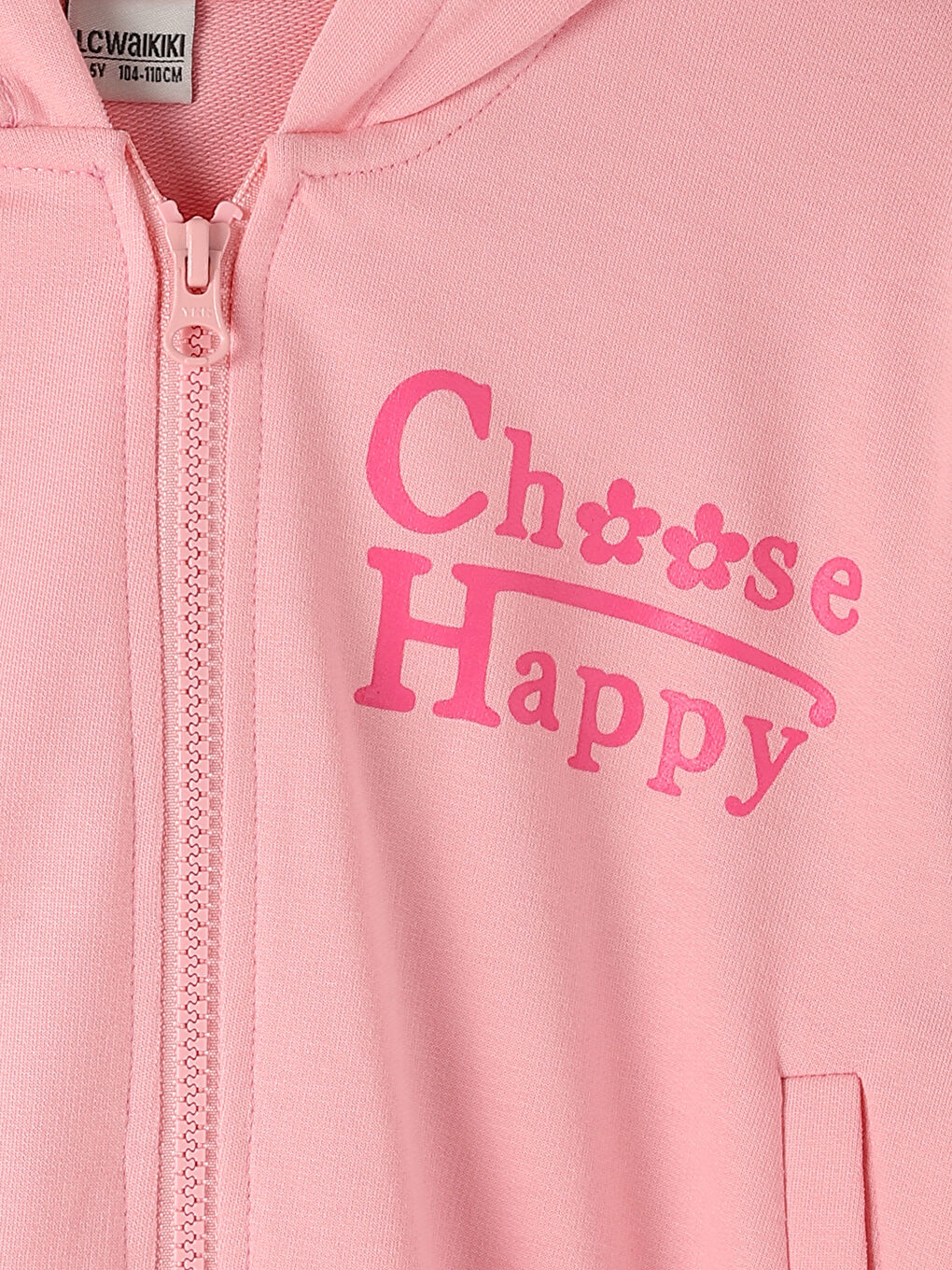 Hooded Girls' Zippered Sweatshirt -W4BT12Z4-GAT