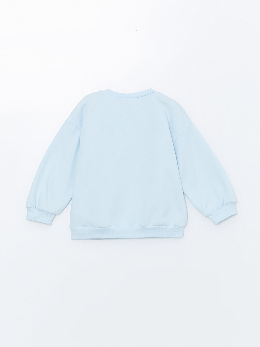 LCW baby Lila Bisiklet Yaka Elsa Baskılı Kız Bebek Sweatshirt 2'li - 6