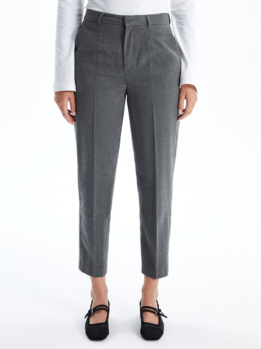 LCW Vision Slim Fit Women's Trousers -W4BT37Z8-JMD