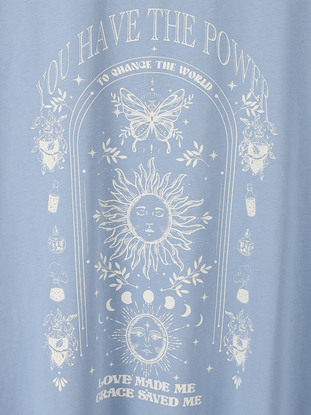 Women's Crew Neck Printed T-Shirt-2